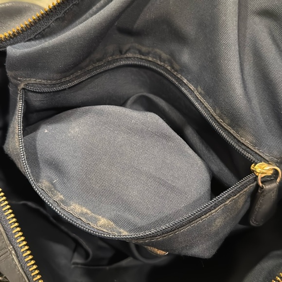 Coach Bag Prairie Dark Navy Leather Satchel Bag - Picture 14 of 17